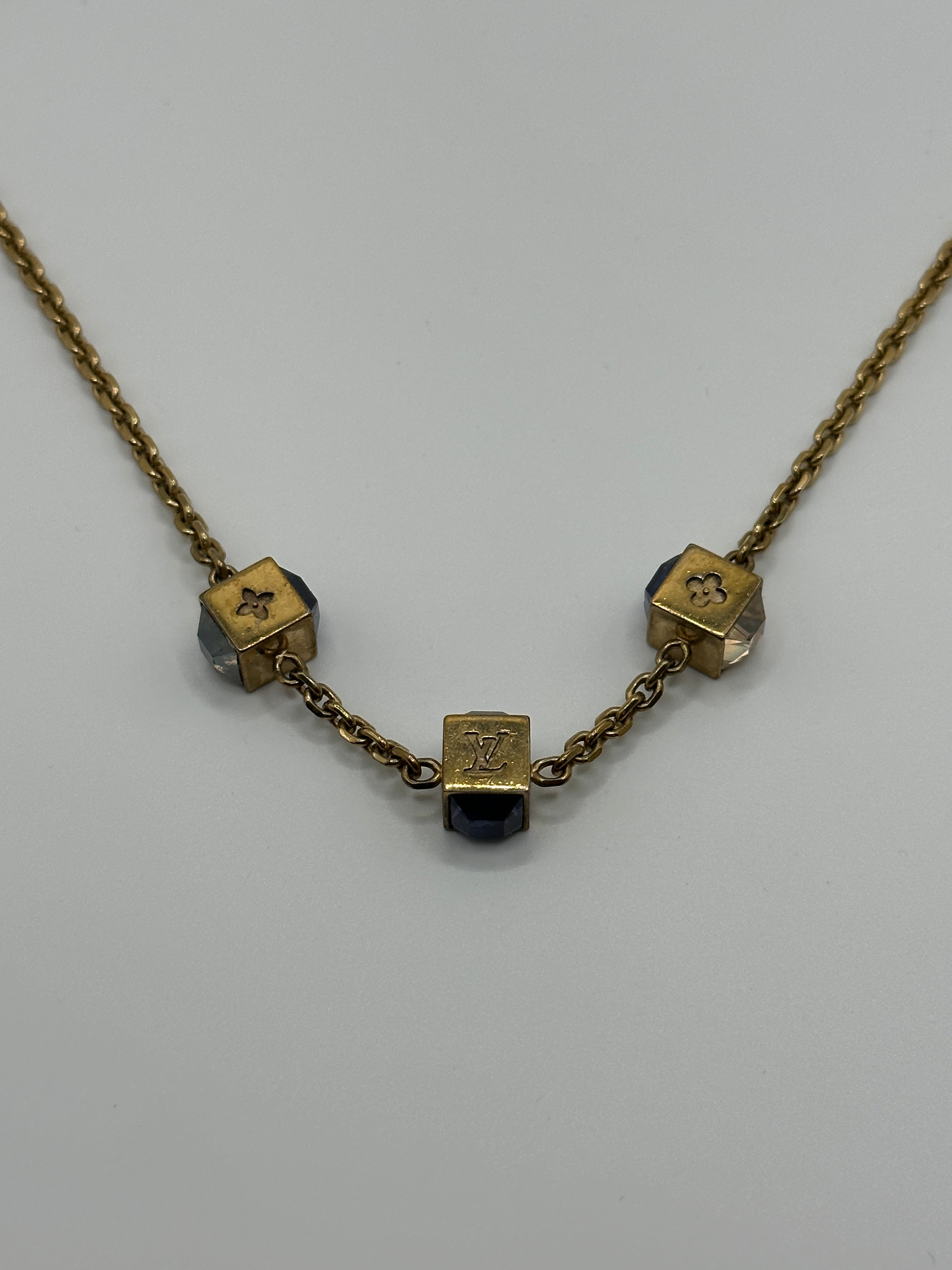 Louis vuitton shop gamble necklace