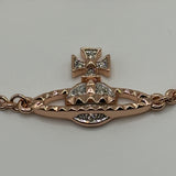 VIVIENNE WESTWOOD ROSE GOLD SATURN BRACELET