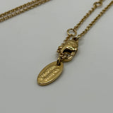 VIVIENNE WESTWOOD GOLD MINI BAS RELIEF NECKLACE