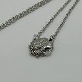 VIVIENNE WESTWOOD RENA BAS RELIEF SILVER NECKLACE