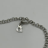 DIOR SILVER HEART LOCK BRACELET