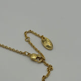 VIVIENNE WESTWOOD RED/GOLD HEART NECKLACE