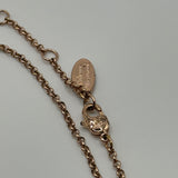 VIVIENNE WESTWOOD MULTI CRYSTAL PINK TINY ORB NECKLACE