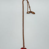 VIVIENNE WESTWOOD RED/GOLD PETRA NECKLACE