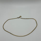 DIOR SIMPLE GOLD CHAIN NECKLACE