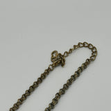 DIOR MINI CD THICK CHAIN GOLD NECKLACE