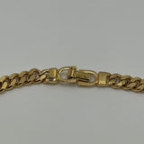 DIOR CD BLACK PLATE GOLD BRACELET