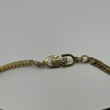 DIOR SIMPLE GOLD CHAIN BRACELET