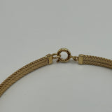 DIOR CD STRAP GOLD BRACELET