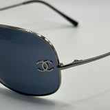 CHANEL BLUE TINT SUNGLASSES