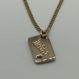 DIOR GOLD PLATE NECKLACE