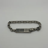 LOUIS VUITTON DAMIER BLACK SILVER BRACELET