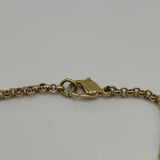 DIOR ROPE CIRCLE CD GOLD BRACELET