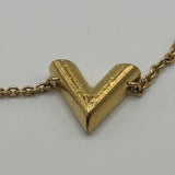 LOUIS VUITTON V LETTER GOLD BRACELET