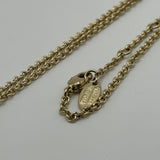 VIVIENNE WESTWOOD GOLD BAS RELIEF NECKLACE