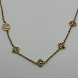 LOUIS VUITTON FLOWERFULL NECKLACE GOLD