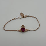 VIVIENNE WESTWOOD RED ARIELLA BRACELET