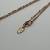 VIVIENNE WESTWOOD ROSE GOLD MINI ORB NECKLACE