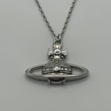 VIVIENNE WESTWOOD SILVER SUZIE NECKLACE