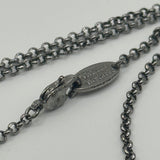 VIVIENNE WESTWOOD BLACK CRYSTAL SATURN NECKLACE