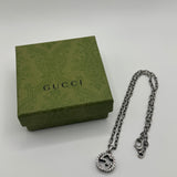 GUCCI INTERLOCKING G THICK PENDANT NECKLACE