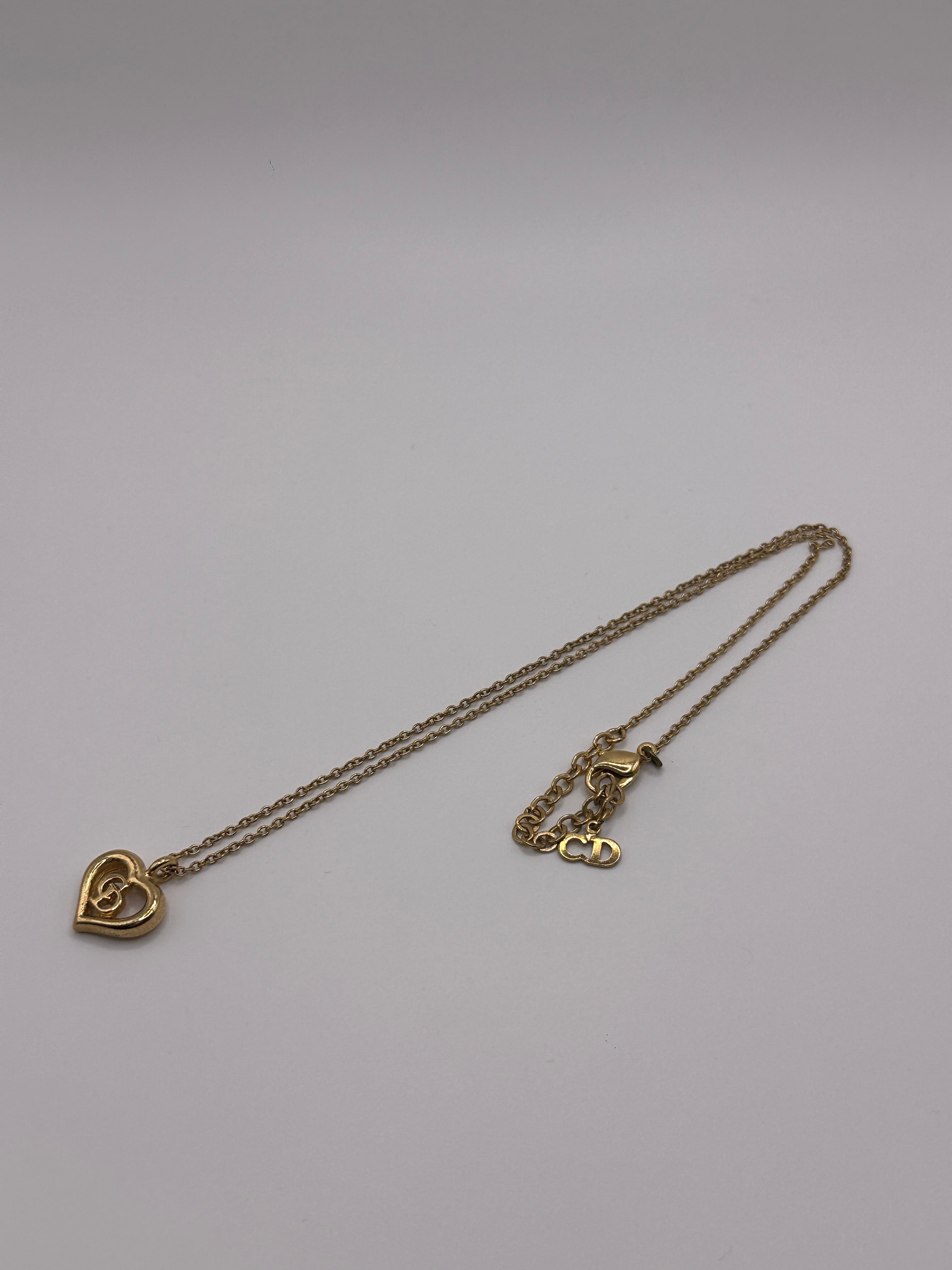 DIOR PETIT CD NECKLACE - GOLD, Luxury, Accessories on Carousell