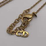 DIOR HEART CD NECKLACE GOLD