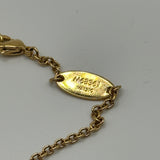 LOUIS VUITTON PEARL V LETTER GOLD BNRACELET