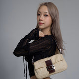 FENDI BEIGE BAGUETTE HANDBAG