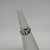 GUCCI GG LOGO BAND RING US5 3/4