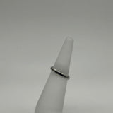 DIOR SILVER WORD LOGO RING US6