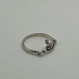 VIVIENNE WESTWOOD SILVER SATURN RING US7