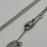 VIVIENNE WESTWOOD SILVER HEART PETRA NECKLACE