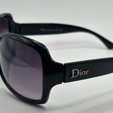 DIOR BLACK SPELLOUT SUNGLASSES