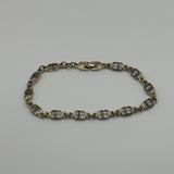 DIOR SMALL CD CHAIN BRACELET GOLD