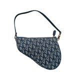 DIOR NAVY TROTTER SADDLE BAG
