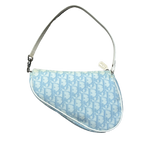 DIOR BABY BLUE TROTTER SADDLE BAG