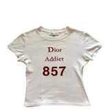 DIOR ADDICT 857 WOMENS BABY TEE