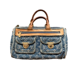 LOUIS VUITTON DENIM SPEEDY HANDBAG