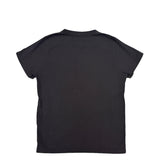 BALENCIAGA BB LOGO PRINT WOMENS BLACK TEE