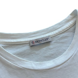 MONCLER MENS SPELLOUT WHITE TEE