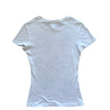 DIOR BLACK FLORAL WHITE TEE