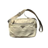 PRADA NYLON BEIGE CAMERA BAG