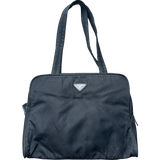 PRADA NYLON BLACK MINI TOTE BAG