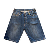 EVISU DENIM JORTS WHITE