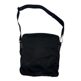 PRADA TESSUTO BLACK NYLON LONG CROSSBODY BAG