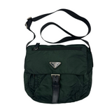 PRADA TESSUTO GREEN CROSSBODY BAG