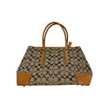 COACH SIGNATURE CAMEL TOTE BAG