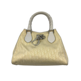 DIOR BEIGE TROTTER CHARM HANDBAG