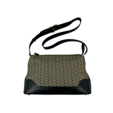 CELINE “C ” MONOGRAM CANVAS SHOULDER BAG